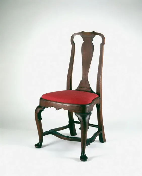 Framed Print : Side Chair, 1730 / 60. Creator: Unknown Framed Print : Side Chair, 1730 / 60. Creator: Unknown