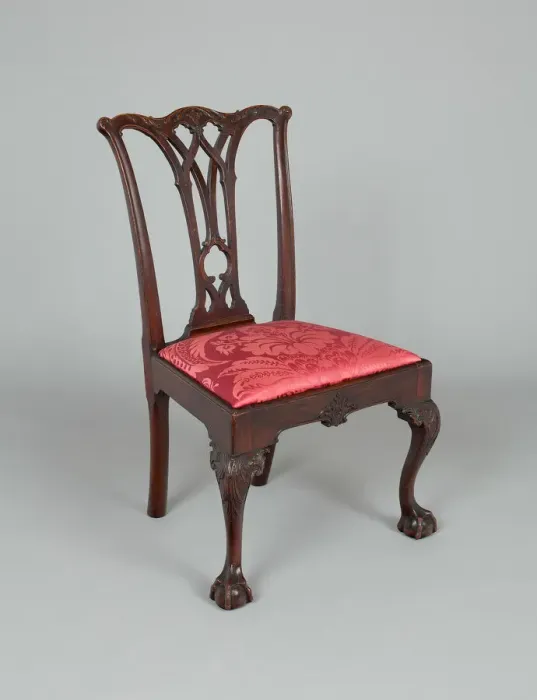 Framed Print : Side Chair, 1755 / 75. Creator: Unknown Framed Print : Side Chair, 1755 / 75. Creator: Unknown