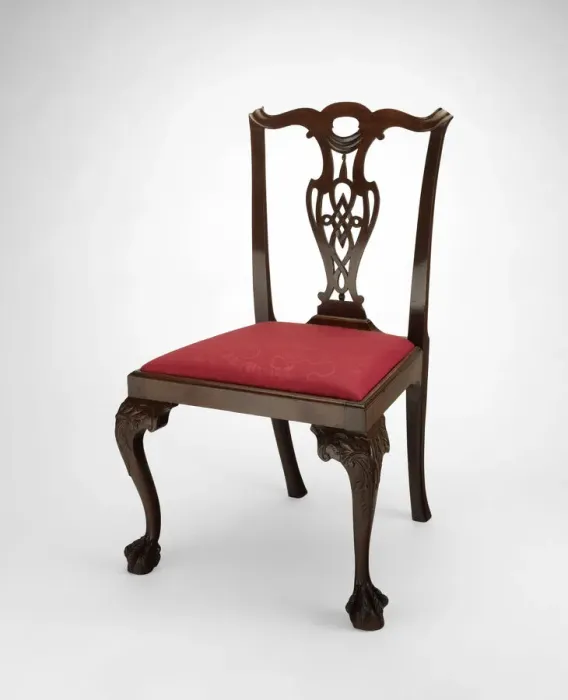 Framed Print : Side Chair, 1760 / 85. Creator: Unknown Framed Print : Side Chair, 1760 / 85. Creator: Unknown