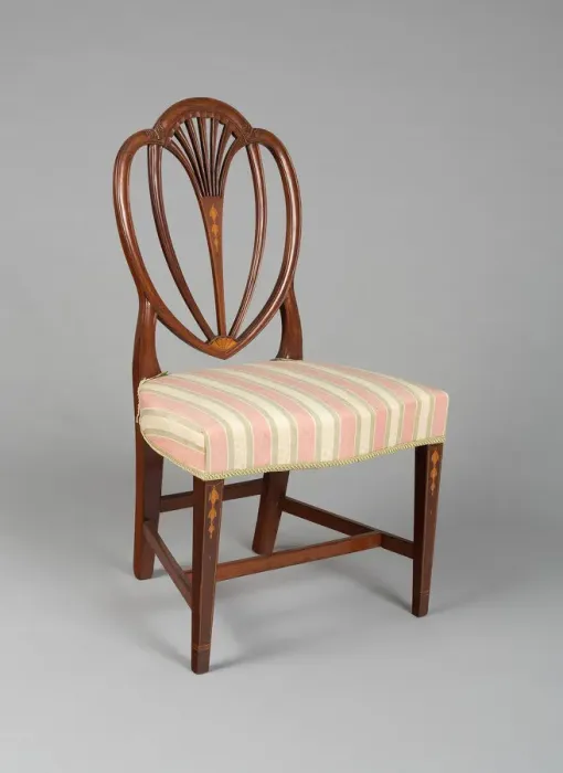 Framed Print : Side Chair, 1790 / 1800. Creator: Unknown Framed Print : Side Chair, 1790 / 1800. Creator: Unknown