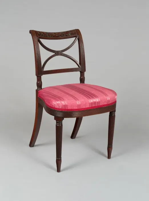 Framed Print : Side Chair, 1805 / 12. Creator: Unknown Framed Print : Side Chair, 1805 / 12. Creator: Unknown
