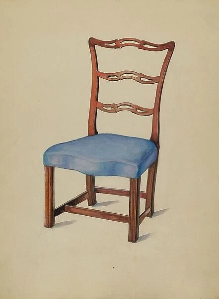 Side Chair, 1935 / 1942. Creator: Carl Weiss