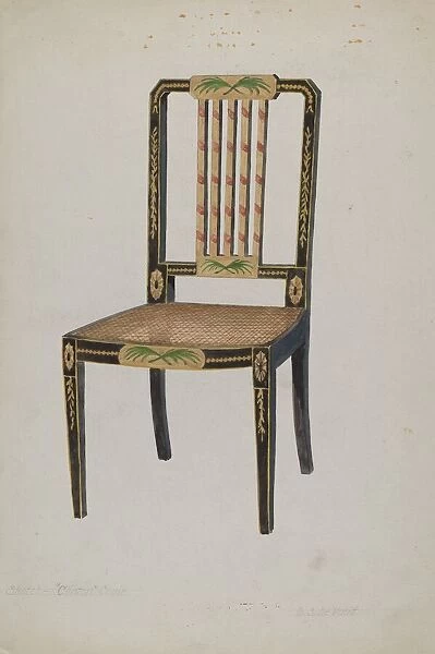 Side Chair, 1935  /  1942. Creator: Davids De Vault