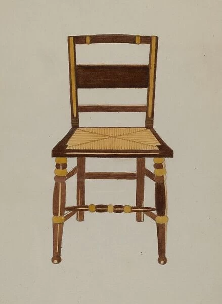 Chair, 1935  /  1942. Creator: Genevieve Sherlock