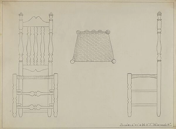 Chair, 1935 / 1942. Creator: Gerald Bernhardt