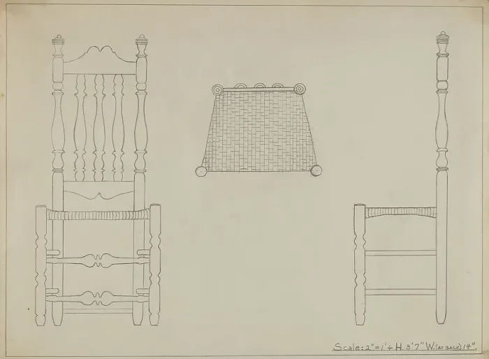 Framed Print : Chair, 1935 / 1942. Creator: Gerald Bernhardt Framed Print : Chair, 1935 / 1942. Creator: Gerald Bernhardt