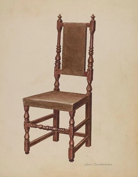 Side Chair, 1935  /  1942. Creator: Gilbert Sackerman