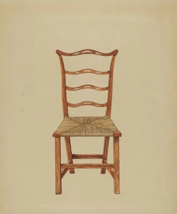Framed Print : Side Chair, 1935 / 1942. Creator: Hans Westendorff Framed Print : Side Chair, 1935 / 1942. Creator: Hans Westendorff