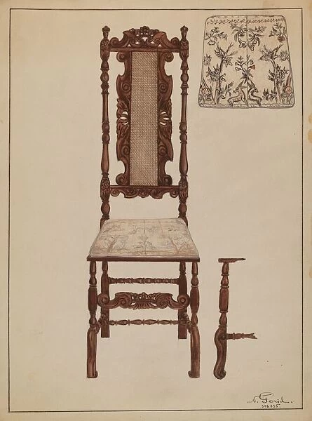 Side Chair, 1935  /  1942. Creator: Nicholas Gorid