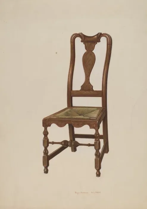 Framed Print : Chair, 1935 / 1942. Creator: Regina Henderer Framed Print : Chair, 1935 / 1942. Creator: Regina Henderer