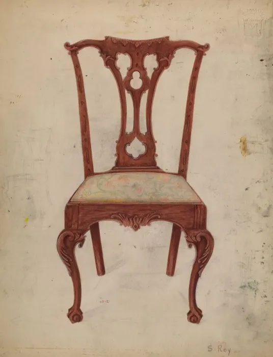 Framed Print : Chair, 1935 / 1942. Creator: Suzanne Roy Framed Print : Chair, 1935 / 1942. Creator: Suzanne Roy