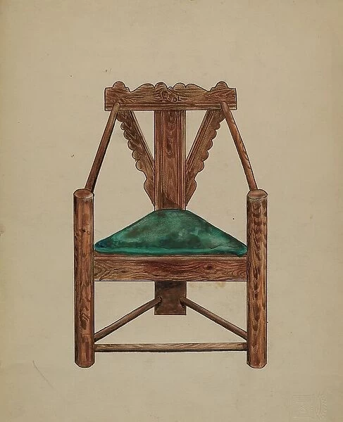 Chair, 1935 / 1942. Creator: Thomas J. Eliot