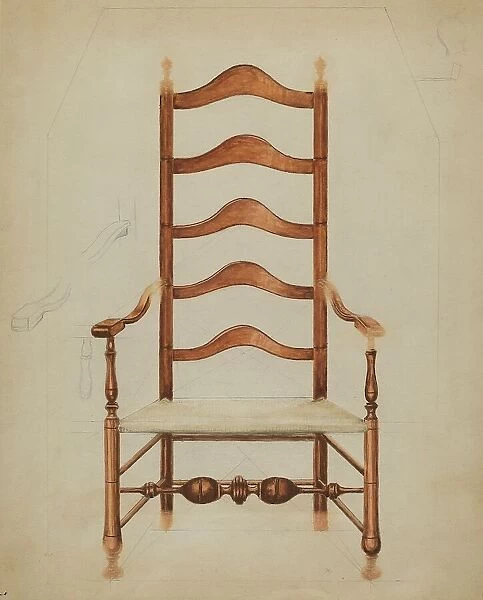 Chair, 1935 / 1942. Creators: Hans Westendorff, Frank Wenger