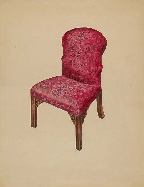 Side Chair, 1936. Creator: Arthur Johnson