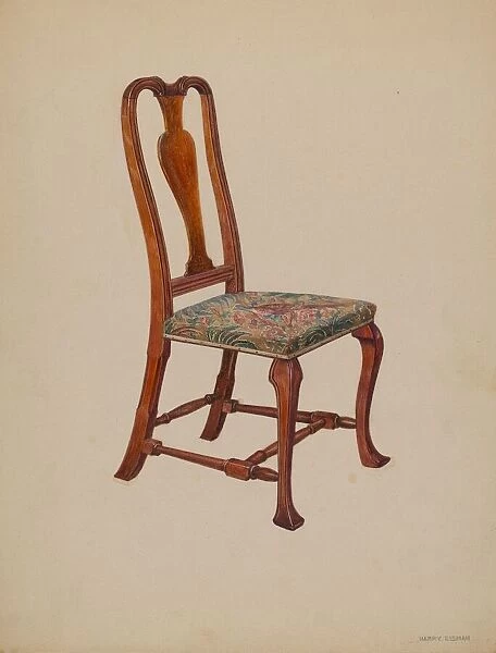 Side Chair, 1936. Creator: Harry Eisman