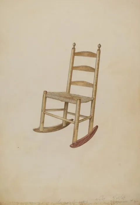 Framed Print : Chair, 1937. Creator: Henry Tomaszewski Framed Print : Chair, 1937. Creator: Henry Tomaszewski