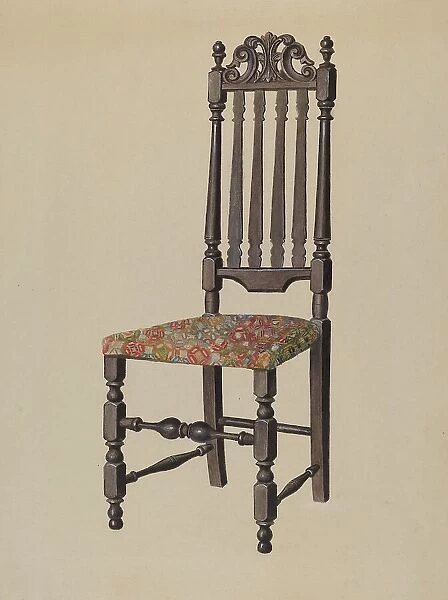 Side Chair, 1937. Creator: Louis Annino