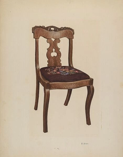 Side Chair, 1941. Creator: Lelah Nelson