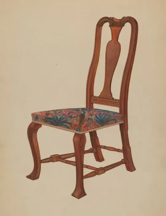 Framed Print : Chair for Bliss House, 1935 / 1942. Creator: Arthur Johnson Framed Print : Chair for Bliss House, 1935 / 1942. Creator: Arthur Johnson