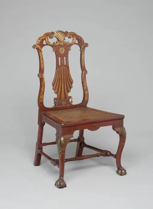 Framed Print : Chair, c. 1735. Creator: Giles Grendey Framed Print : Chair, c. 1735. Creator: Giles Grendey