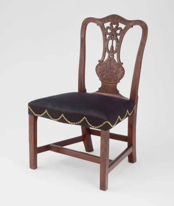 Framed Print : Side Chair, c. 1780  /  90. Creator: Unknown
