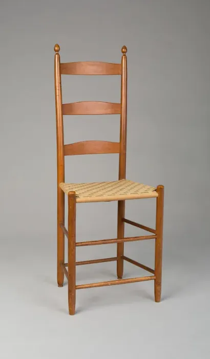 Framed Print : Side chair, c. 1870. Creator: Unknown Framed Print : Side chair, c. 1870. Creator: Unknown