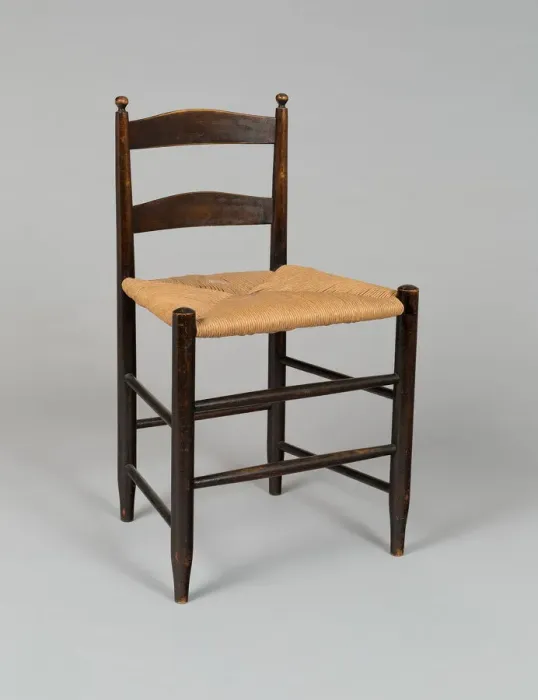 Framed Print : Side Chair, c. 1873 / 83. Creator: Mount Lebanon Shaker Colony Framed Print : Side Chair, c. 1873 / 83. Creator: Mount Lebanon Shaker Colony