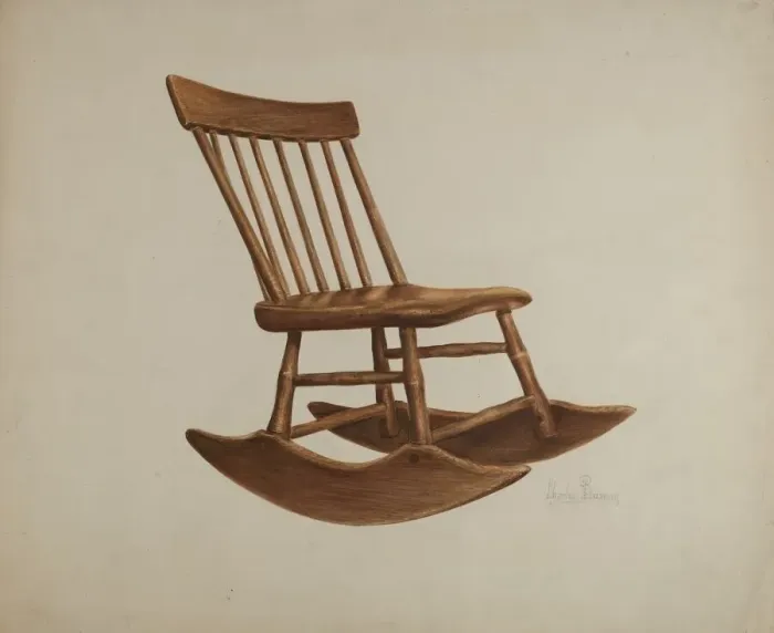 Framed Print : Chair, c. 1936. Creator: Charles Bowman Framed Print : Chair, c. 1936. Creator: Charles Bowman