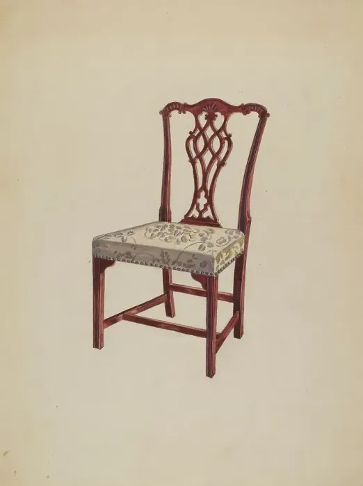 Framed Print : Chair, c. 1936. Creator: George Nelson Framed Print : Chair, c. 1936. Creator: George Nelson