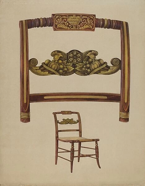 Chair, c. 1936. Creator: Howard Weld