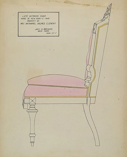 Chair, c. 1936. Creator: Jack Bochner
