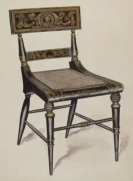 Chair, c. 1936. Creator: Lillian Causey