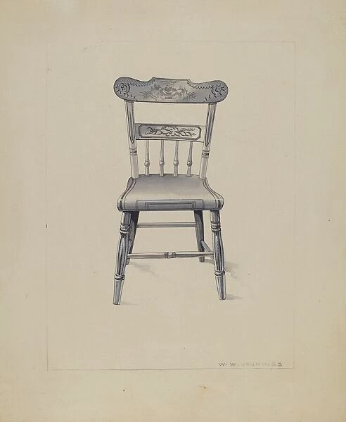Chair, c. 1936. Creator: Walter W. Jennings