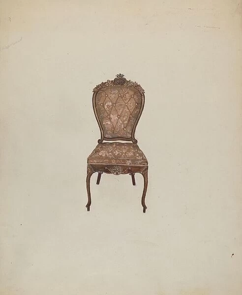 Side Chair, c. 1937. Creator: Edna C. Rex