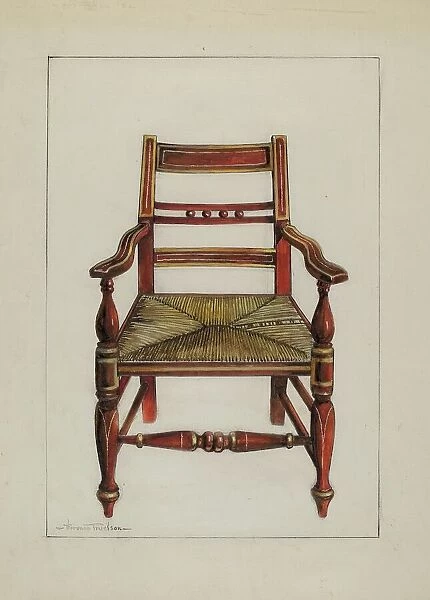 Chair, c. 1937. Creator: Florence Truelson