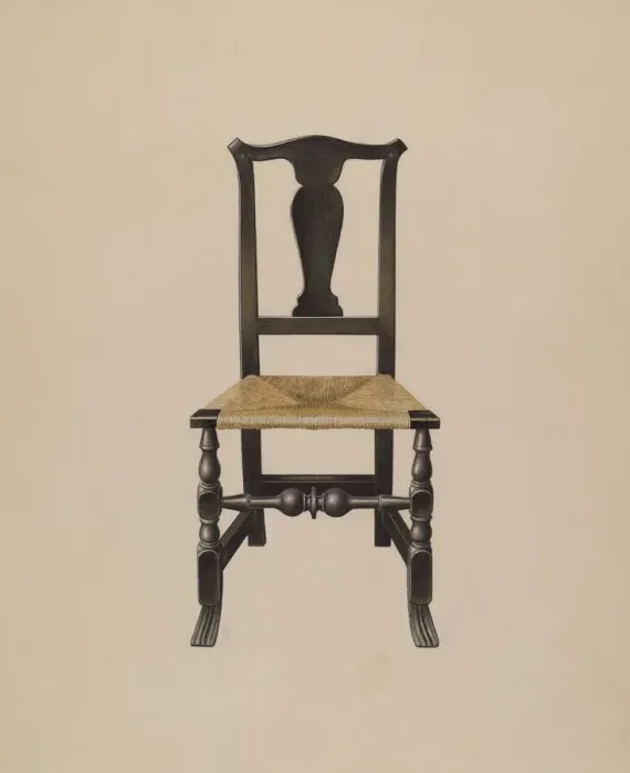 Framed Print : Chair, c. 1937. Creator: John Sullivan Framed Print : Chair, c. 1937. Creator: John Sullivan