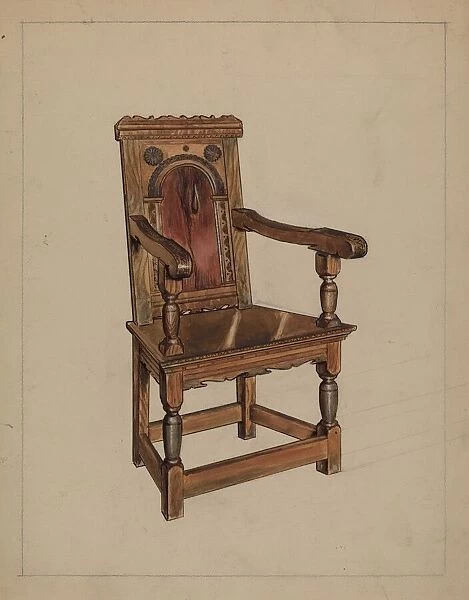 Chair, c. 1937. Creator: M. Rosenshield-von-Paulin