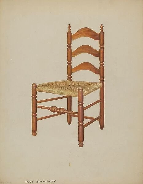 Side Chair, c. 1937. Creator: Ruth Bialostosky