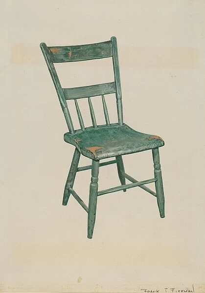 Chair, c. 1938. Creator: Frank Eiseman