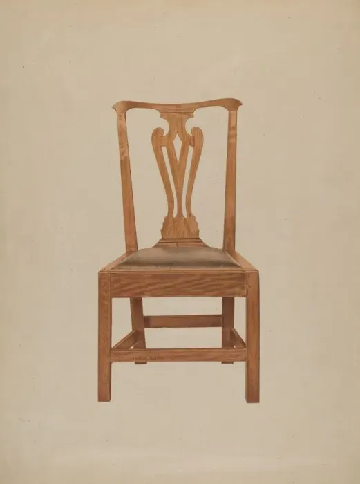 Framed Print : Chair, c. 1938. Creator: Michael Riccitelli Framed Print : Chair, c. 1938. Creator: Michael Riccitelli