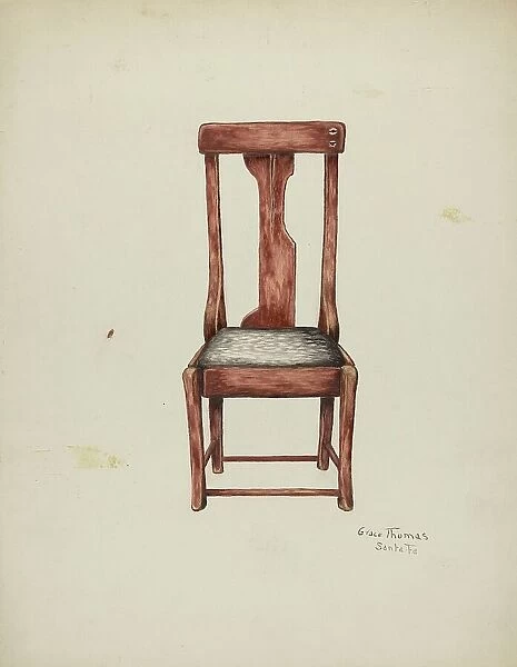 Chair, c. 1939. Creator: Grace Thomas