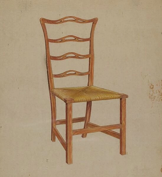 Side Chair, c. 1939. Creator: Ruth Bialostosky
