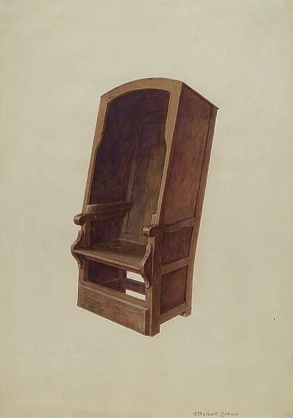 Chair, c. 1941. Creator: Ethelbert Brown