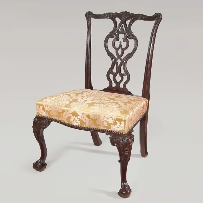 Framed Print : Side Chair, c1755-60. Creator: Unknown Framed Print : Side Chair, c1755-60. Creator: Unknown
