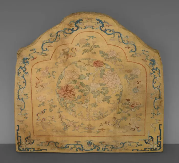 Framed Print : Chair Cover, China, Qing dynasty (1644-1911), 1750 / 1800. Creator: Unknown Framed Print : Chair Cover, China, Qing dynasty (1644-1911), 1750 / 1800. Creator: Unknown