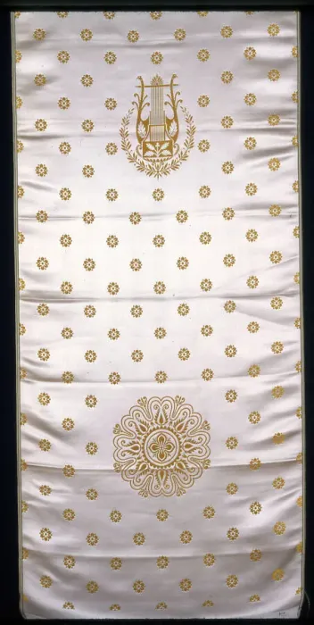 Framed Print : Chair Cover, France, 1800 / 25. Creator: Unknown Framed Print : Chair Cover, France, 1800 / 25. Creator: Unknown