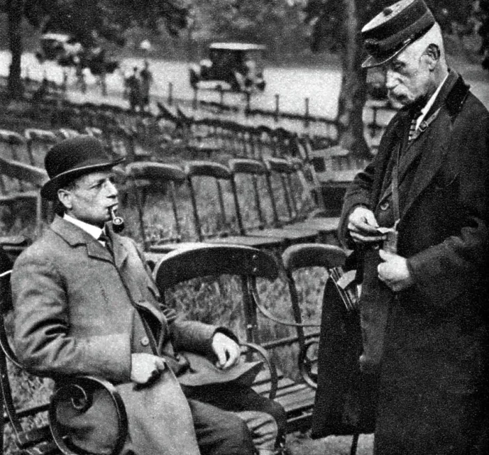 Framed Print : Chair hire charge, Hyde Park, London, 1926-1927 Framed Print : Chair hire charge, Hyde Park, London, 1926-1927
