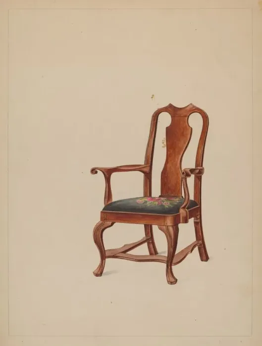 Framed Print : Chair (Host), 1935 / 1942. Creator: Francis Law Durand Framed Print : Chair (Host), 1935 / 1942. Creator: Francis Law Durand