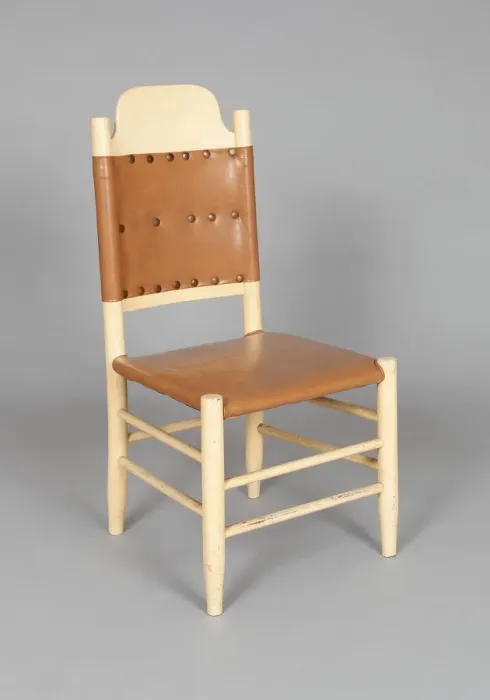 Framed Print : Side Chair (part of a set), c. 1885. Creators: Matthew Meier, Ernest Hagen Framed Print : Side Chair (part of a set), c. 1885. Creators: Matthew Meier, Ernest Hagen