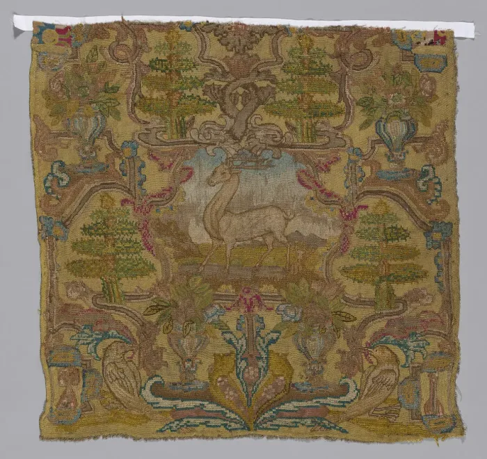 Framed Print : Chair Seat, France, 17th century. Creator: Unknown Framed Print : Chair Seat, France, 17th century. Creator: Unknown